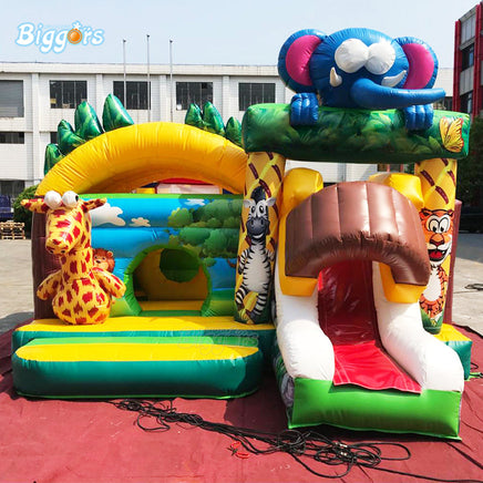 YARD Happy Zoo Bounce House Inflatable Jumper for Party