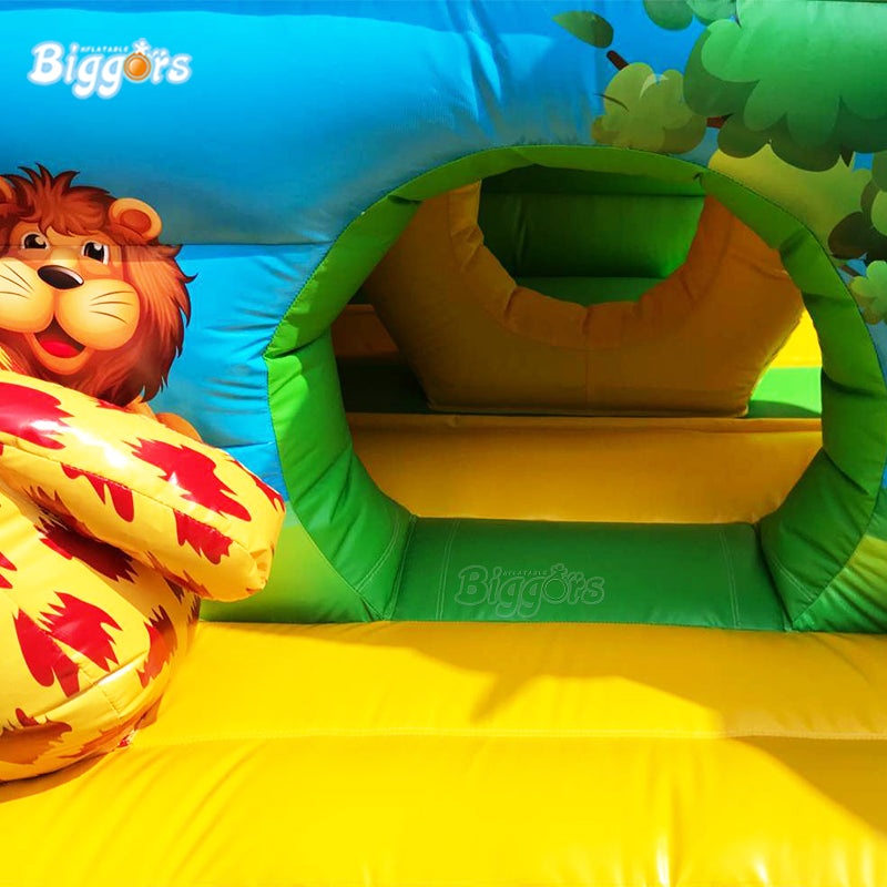 YARD Happy Zoo Bounce House Inflatable Jumper for Party