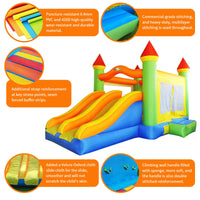 YARD Bounce House Super Dual Slide Jumping Bouncy Castle