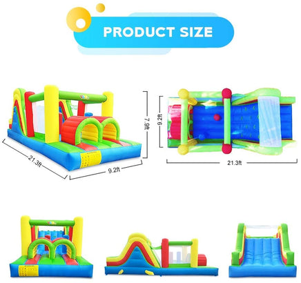 YARD 6096 Rainbow Racer Bounce House
