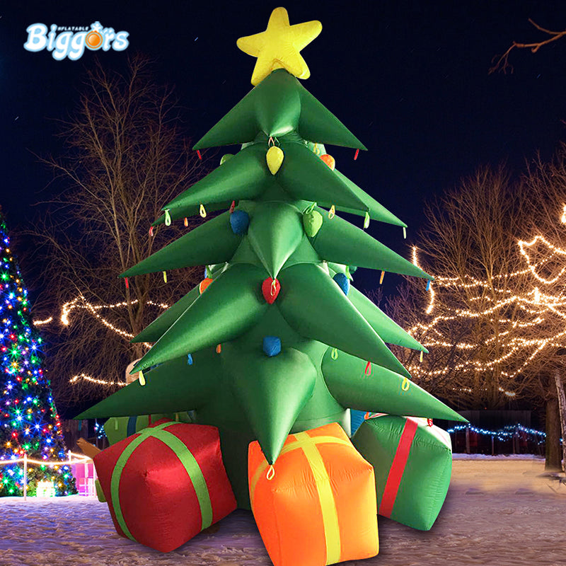 YARD Inflatable Tree Christmas Decoration House Gift with Blower