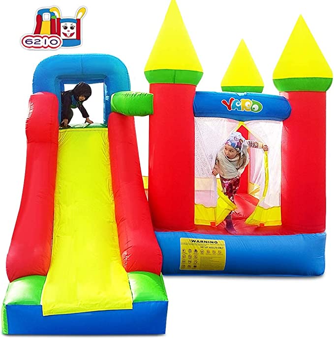 YARD 6210 adventure castle bounce house slide