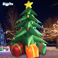 YARD Inflatable Tree Christmas Decoration House Gift with Blower