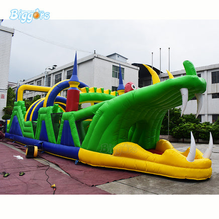 YARD Crocodile Bounce House Inflatable Obstacle Course Game