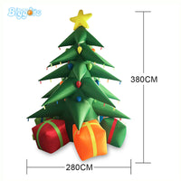 YARD Inflatable Tree Christmas Decoration House Gift with Blower