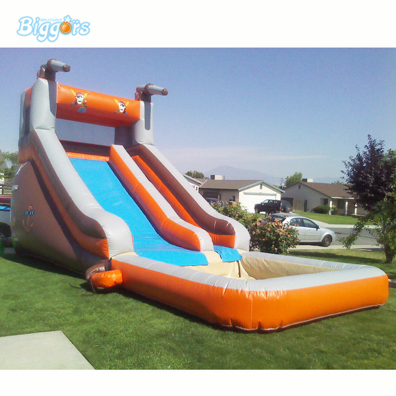 YARD Splashing Inflatable Water Pool Slide Bounce House PVC Material for Outdoor with Blower