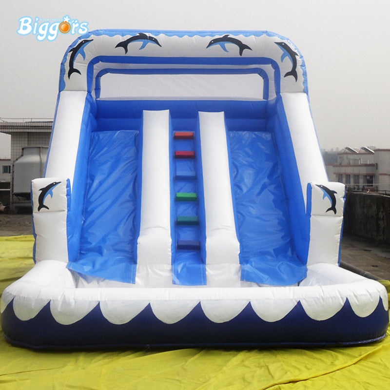 YARD Super Dual Lane Inflatable Water Park Slide Bouncer PVC Material for Commercial Use