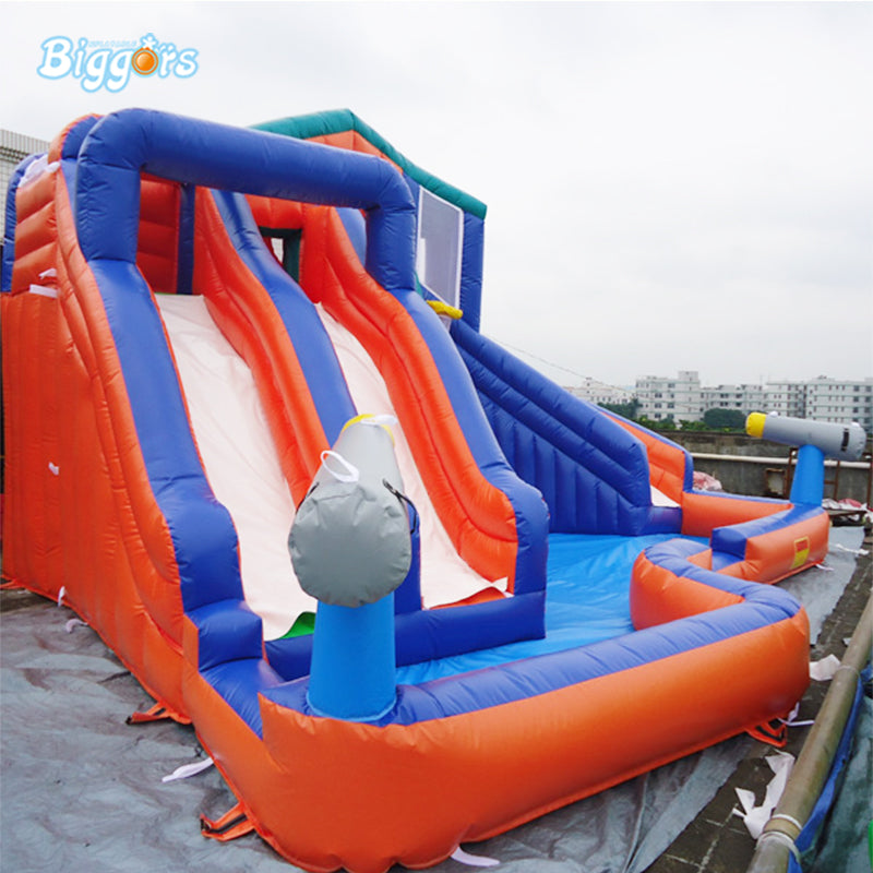 YARD Commercial Inflatable Water Slide Pool Bouncer