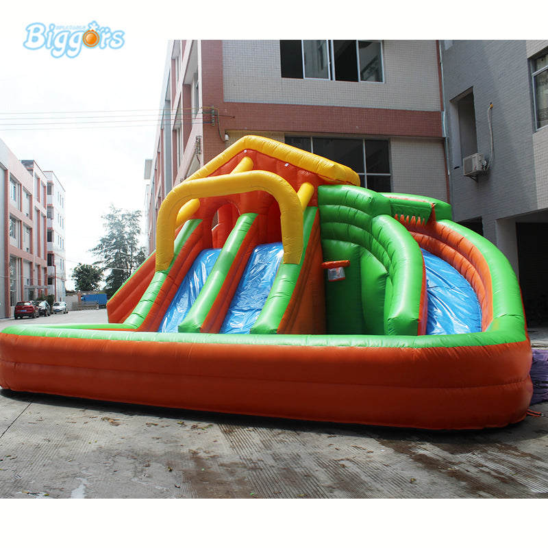 YARD Inflatable Water Slide Pool PVC Material