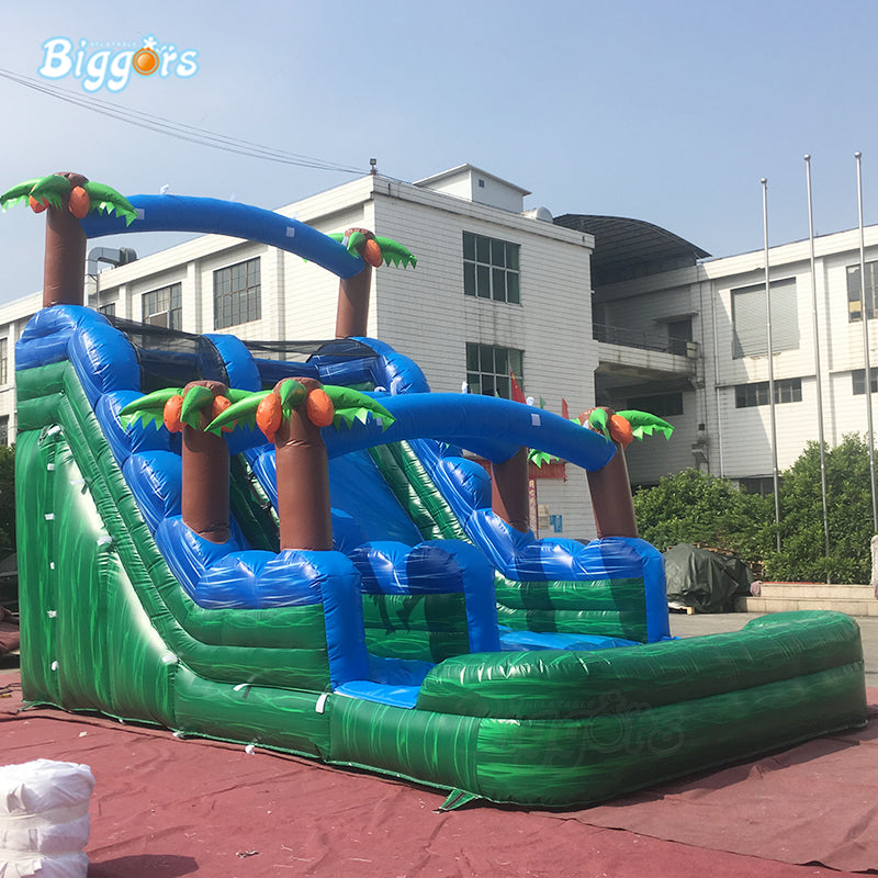 YARD Jungle Inflatable Pool Water Slide with Blower PVC Material for Commercial Use
