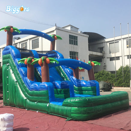 YARD Jungle Inflatable Pool Water Slide with Blower PVC Material for Commercial Use
