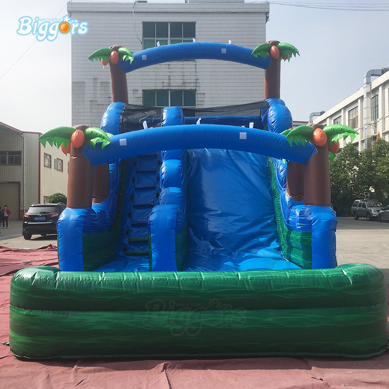 YARD Jungle Inflatable Pool Water Slide with Blower PVC Material for Commercial Use