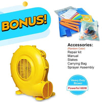 YARD 8033 Shark inflatable water slide bounce house - Yardinflatable