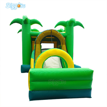 YARD Jungle Bounce House Inflatable Slide Combo