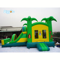 YARD Jungle Bounce House Inflatable Slide Combo