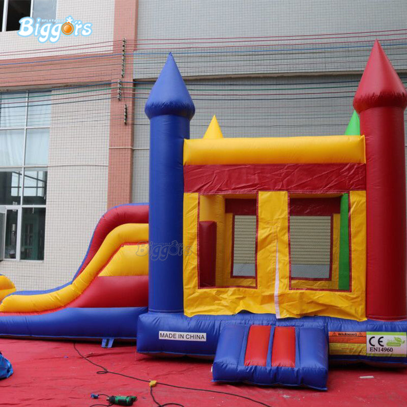 YARD Super Slide Inflatable Castle Bounce House PVC Material  with Blower