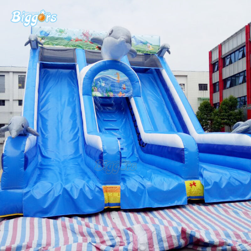 YARD Ocean Sea Bounce House Summer Inflatable Splashing Water Slide for Kids and Adults