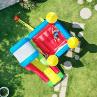 YARD Bounce House Bouncy Castle 11.5'Lx9.8'Wx8.9'H Vinyl and Nylon with Blower - Yardinflatable