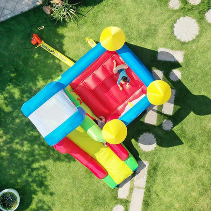 YARD Bounce House Bouncy Castle 11.5'Lx9.8'Wx8.9'H Vinyl and Nylon with Blower - Yardinflatable