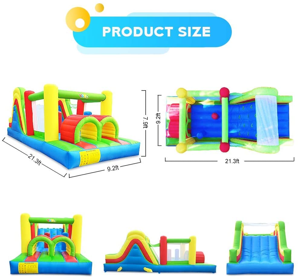 YARD 6096 Rainbow Racer Bounce House