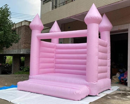YARD Pink wedding bounce house inflatable bouncy castle with blower