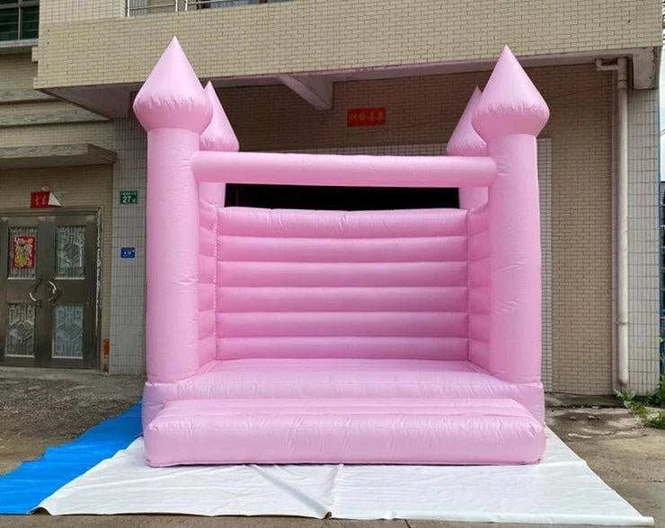 YARD Pink wedding bounce house inflatable bouncy castle with blower