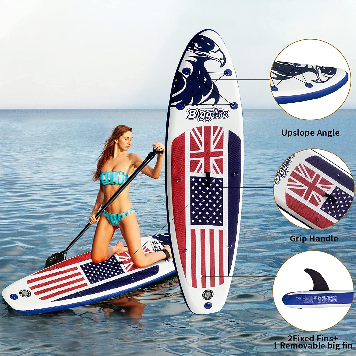 YARD Inflatable Stand Up Paddle Board with Pump for Sale