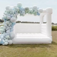 YARD 13X13ft White Bounce House Commercial Use Inflatable House Wedding