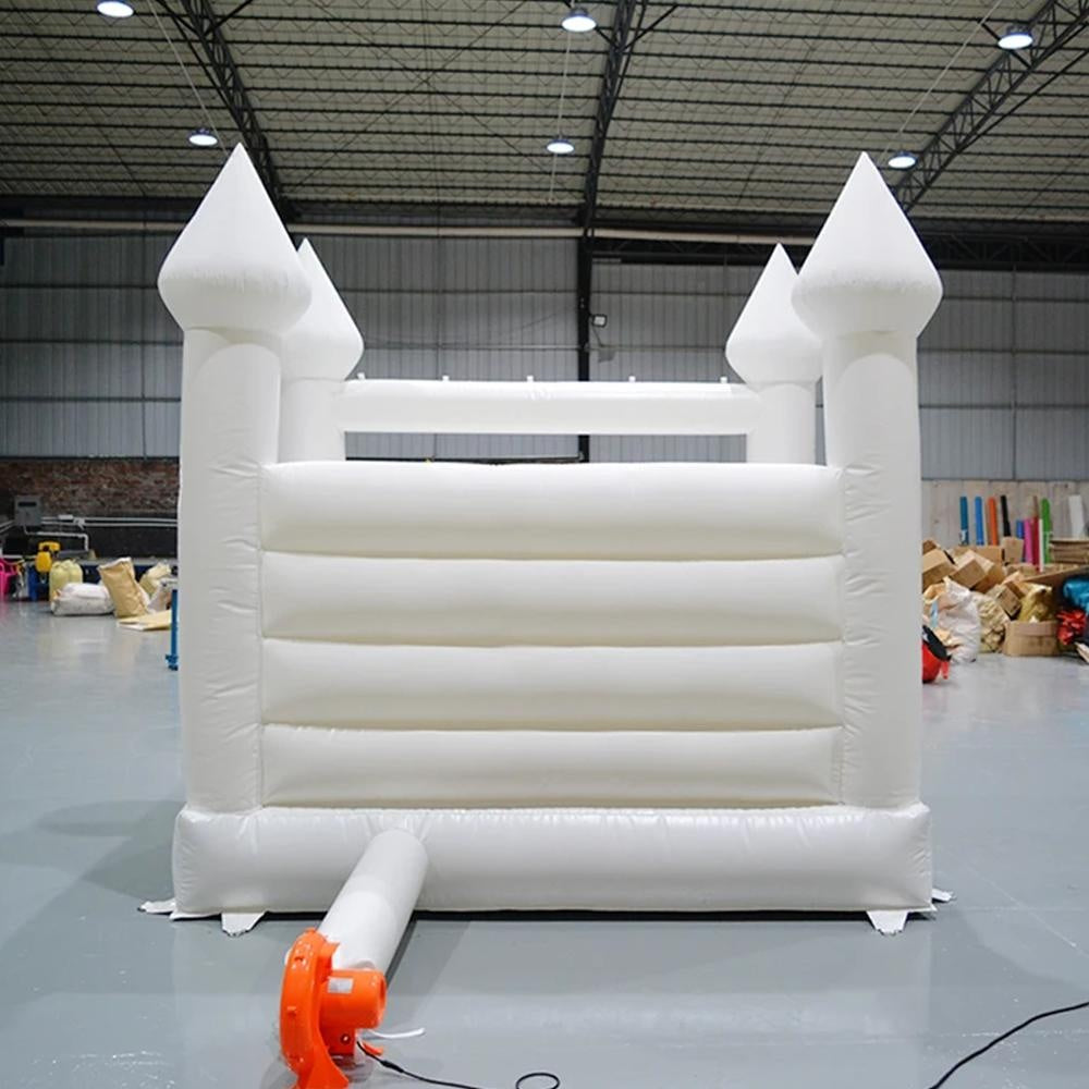 YARD 3x3m 10x10 ft Commercial White Inflatable Bounce Jumper For Wedding Ceremony