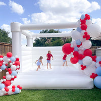 YARD 13X13ft White Bounce House Commercial Use Inflatable House Wedding