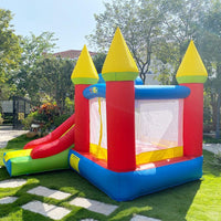 YARD Bounce House Bouncy Castle 11.5'Lx9.8'Wx8.9'H Vinyl and Nylon with Blower - Yardinflatable