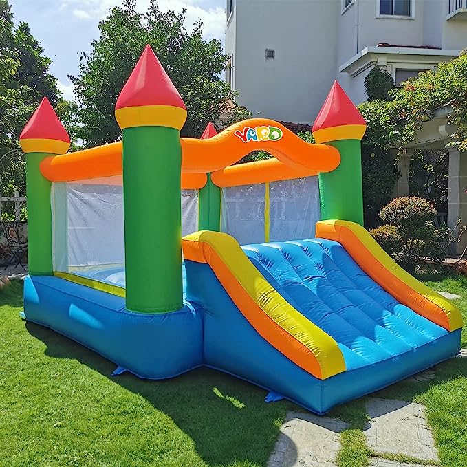 YARD Bounce House Bouncy Castle Slide with Blower