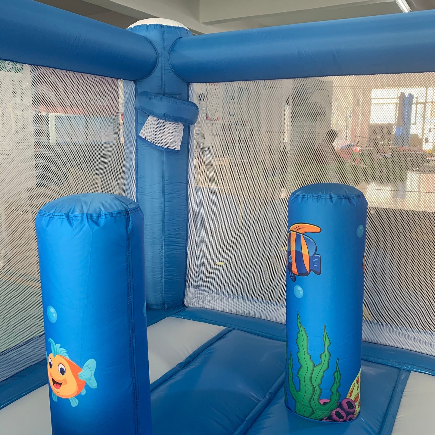 YARD Dolphin Inflatable Jumping House for Child