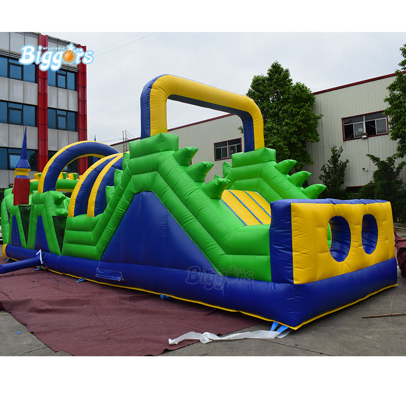 YARD Crocodile Bounce House Inflatable Obstacle Course Game