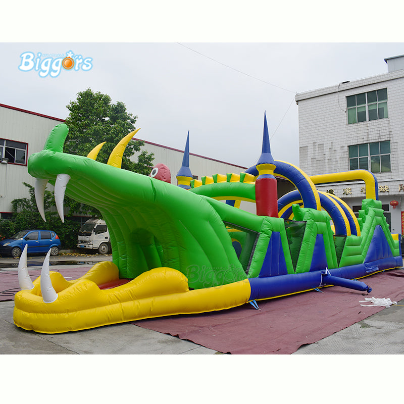 YARD Crocodile Bounce House Inflatable Obstacle Course Game