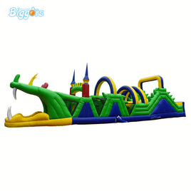 YARD Crocodile Bounce House Inflatable Obstacle Course Game