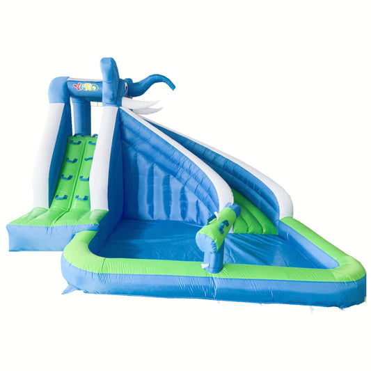 YARD Elephant Inflatable Water Slide for Child Gift with Blower