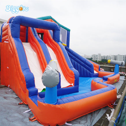 YARD Commercial Inflatable Water Slide Pool Bouncer