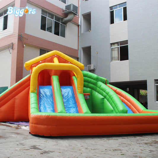 YARD Inflatable Water Slide Pool PVC Material