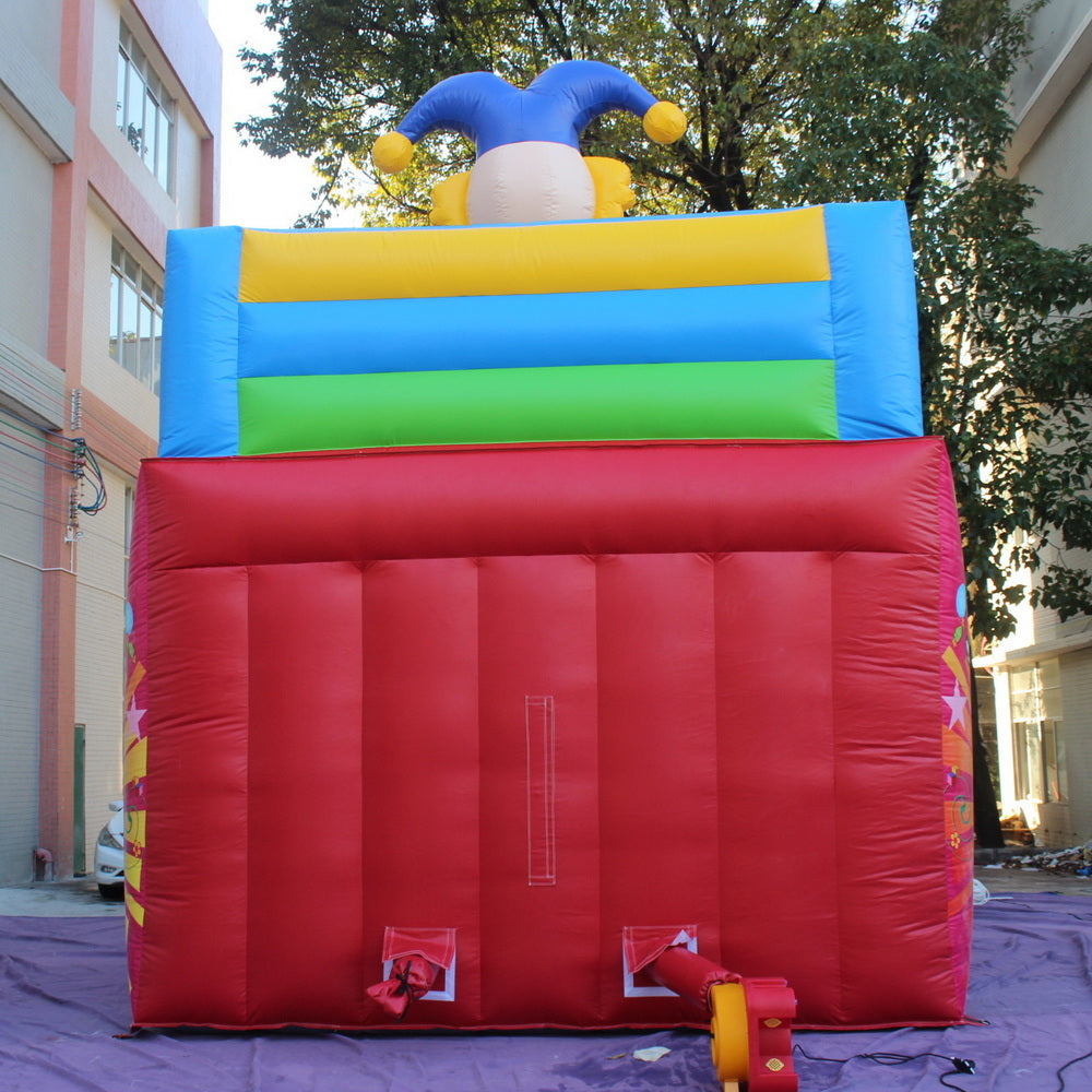 YARD Happy Clown Inflatable Slide Bouncer PVC Material