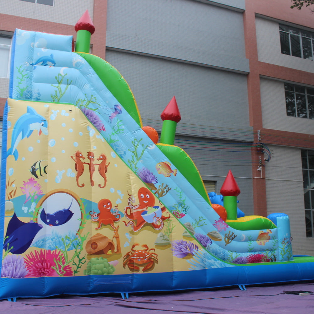 YARD Ocean Commercial  Bounce House Inflatable Slide