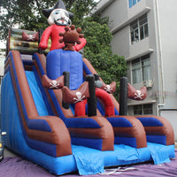 YARD Pirate Inflatable Slide Bounce House PVC Material for Outdoor with Blower for Sale